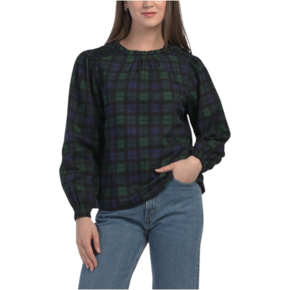 LEA Holiday Long Sleeve Blackwatch Top